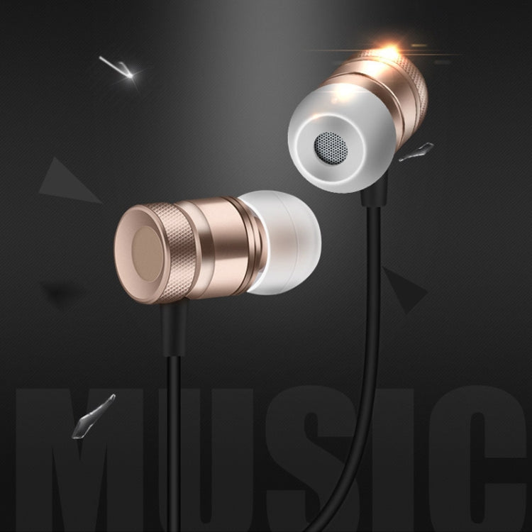 YX-022 1.2m Wired In Ear USB-C / Type-C Interface Metal Stereo Earphones with Mic