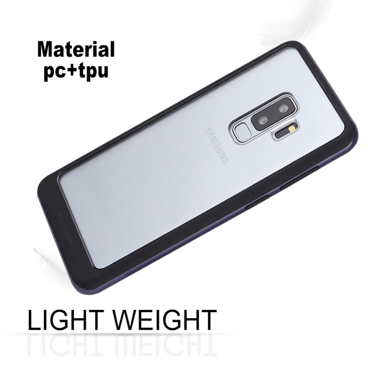 GOOSPERY New Bumper X for Galaxy S9+ PC + TPU Shockproof Hard Protective Back Case