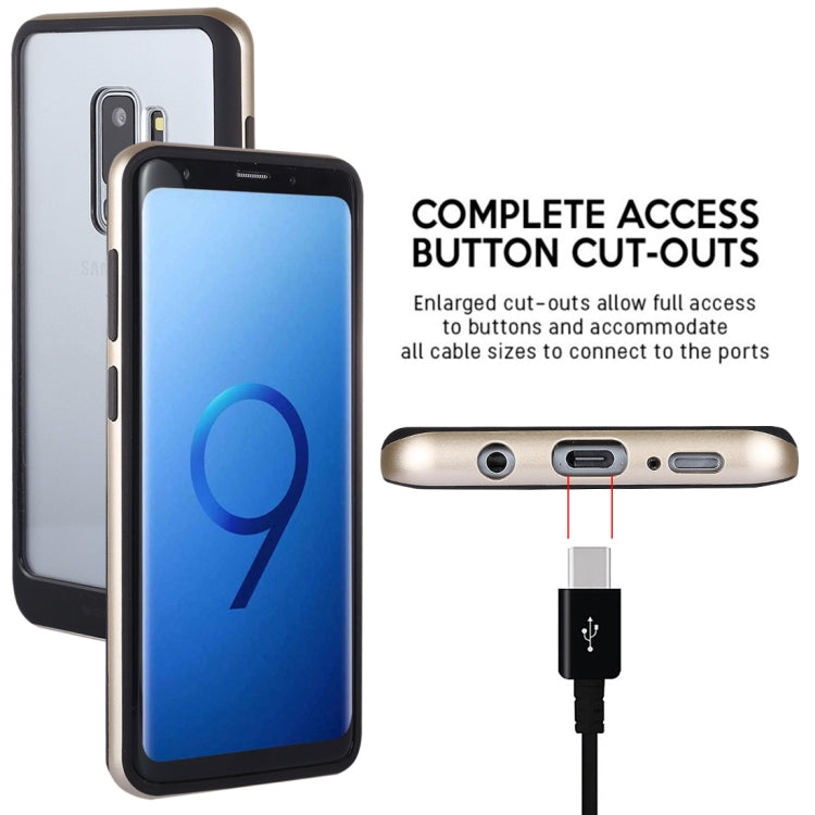 GOOSPERY New Bumper X for Galaxy S9+ PC + TPU Shockproof Hard Protective Back Case