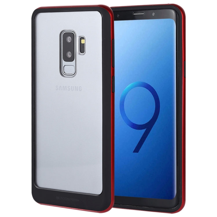 GOOSPERY New Bumper X for Galaxy S9+ PC + TPU Shockproof Hard Protective Back Case