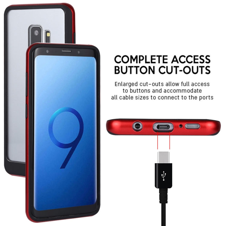 GOOSPERY New Bumper X for Galaxy S9+ PC + TPU Shockproof Hard Protective Back Case
