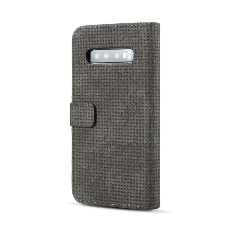 Mesh Breathable Horizontal Flip Leather Case for Galaxy S10, with Card Slot & Holder & Wallet & Photo Frame
