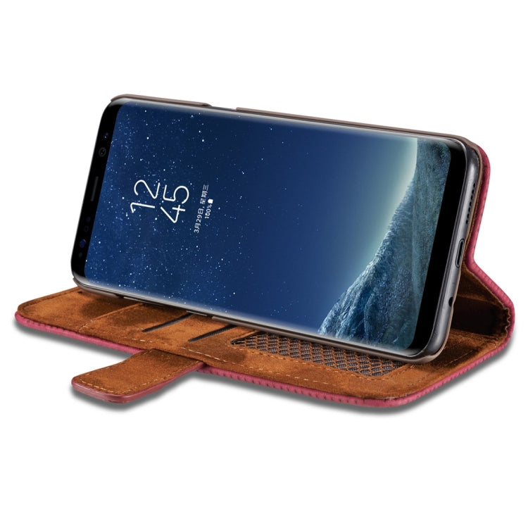 Mesh Breathable Horizontal Flip Leather Case for Galaxy S10, with Card Slot & Holder & Wallet & Photo Frame
