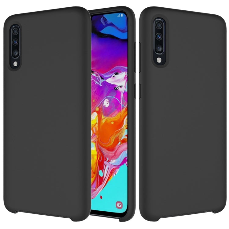 Solid Color Liquid Silicone Dropproof Protective Case for Galaxy A70