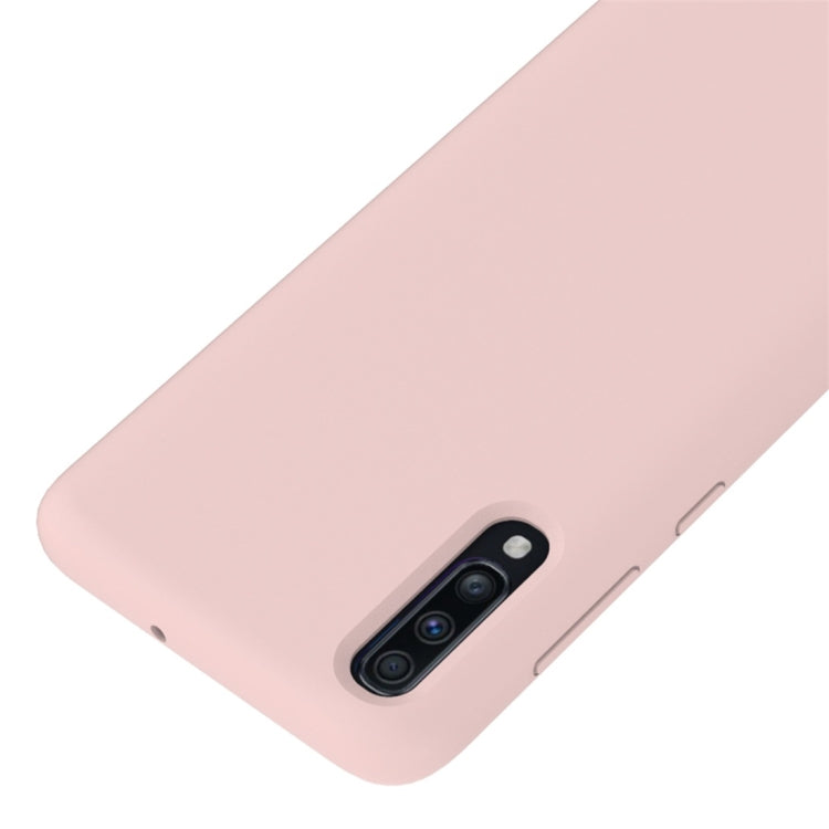 Solid Color Liquid Silicone Dropproof Protective Case for Galaxy A70