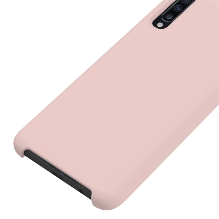Solid Color Liquid Silicone Dropproof Protective Case for Galaxy A70