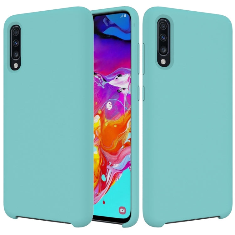 Solid Color Liquid Silicone Dropproof Protective Case for Galaxy A70