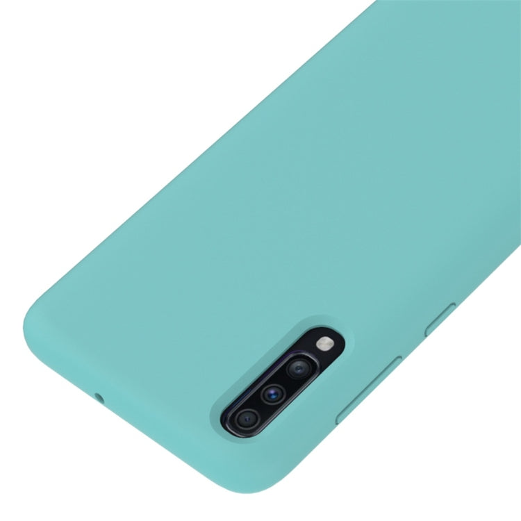 Solid Color Liquid Silicone Dropproof Protective Case for Galaxy A70