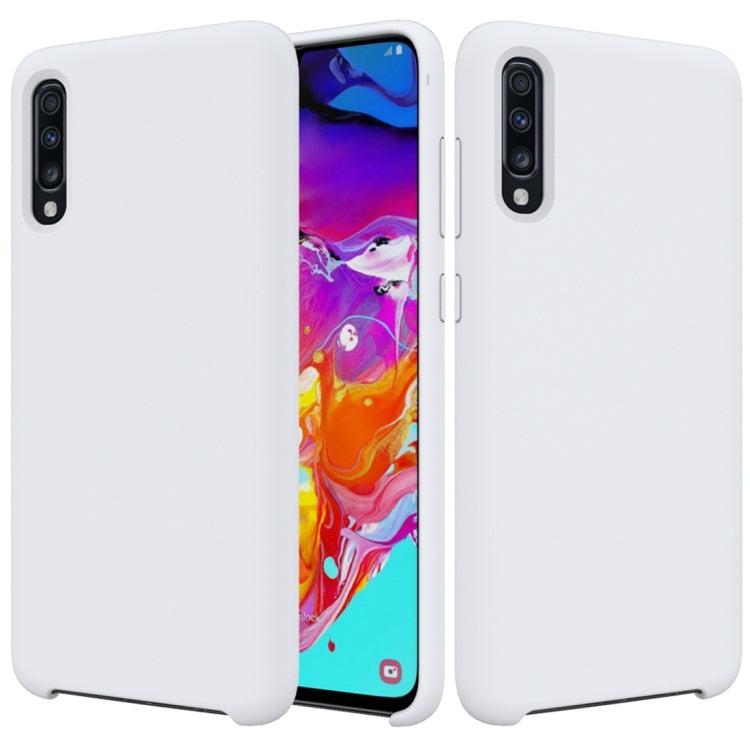 Solid Color Liquid Silicone Dropproof Protective Case for Galaxy A70