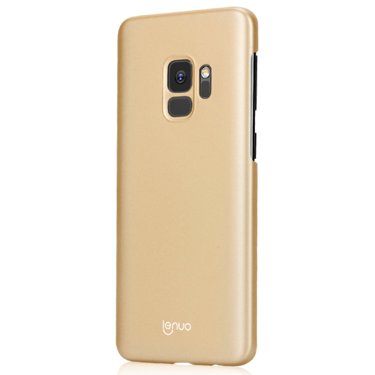 Lenuo Leshield Series Galaxy S9 PC Dropproof Protective Back Cover Case(Gold)