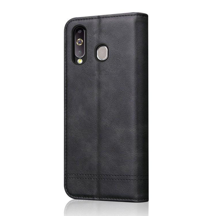 Casual Style Retro Crazy Horse Texture Horizontal Flip Leather Case for Galaxy A8s, with Card Slots & Holder & Wallet