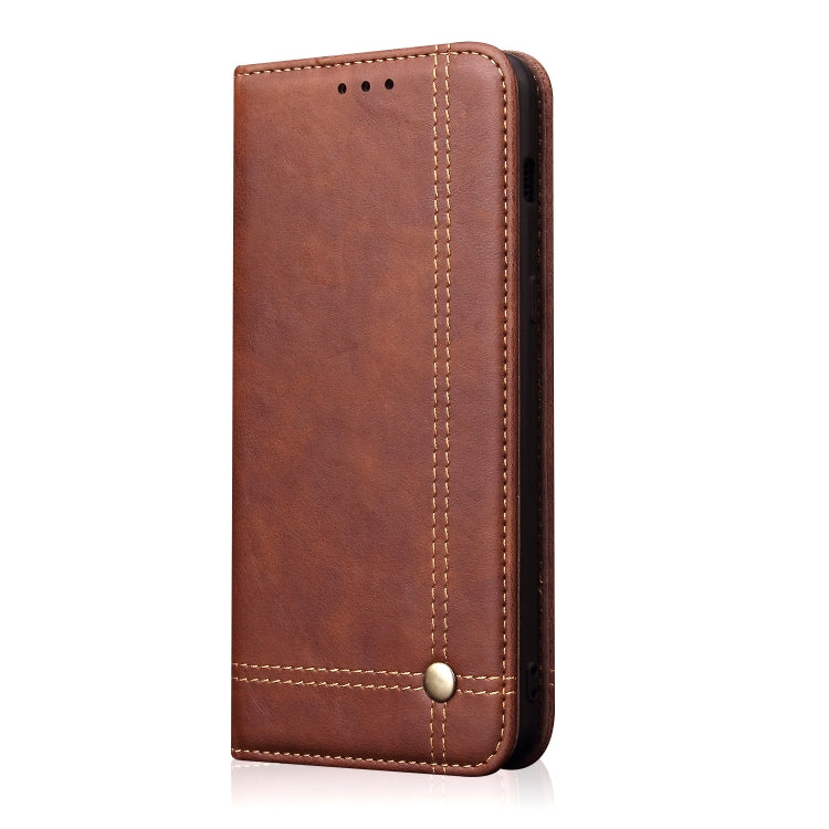 Casual Style Retro Crazy Horse Texture Horizontal Flip Leather Case for Galaxy S10e, with Card Slots & Holder & Wallet