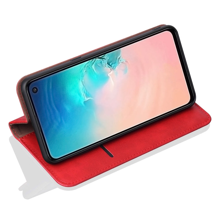 Casual Style Retro Crazy Horse Texture Horizontal Flip Leather Case for Galaxy S10e, with Card Slots & Holder & Wallet