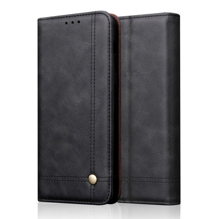 Casual Style Retro Crazy Horse Texture Horizontal Flip Leather Case for Galaxy S10+, with Card Slots & Holder & Wallet