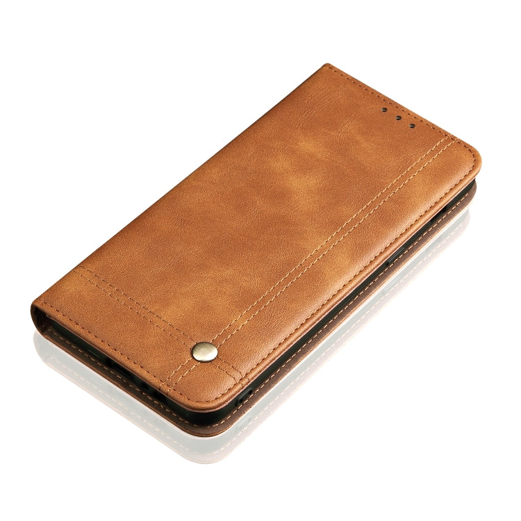 Casual Style Retro Crazy Horse Texture Horizontal Flip Leather Case for Galaxy M30, with Card Slots & Holder & Wallet