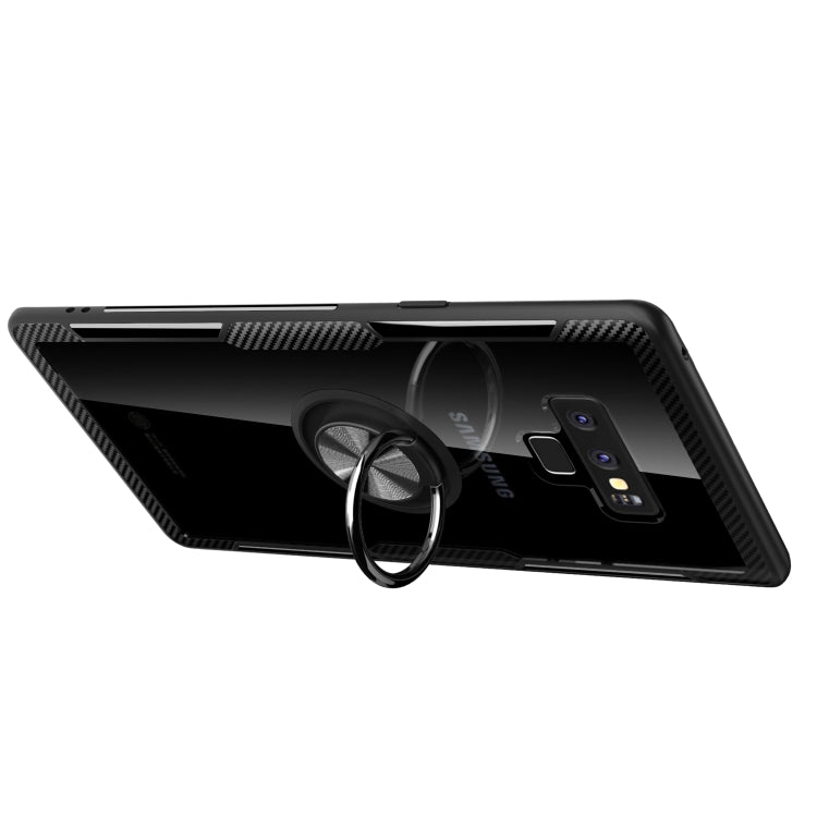 Scratchproof TPU + Acrylic Ring Bracket Protective Case for Galaxy Note 9