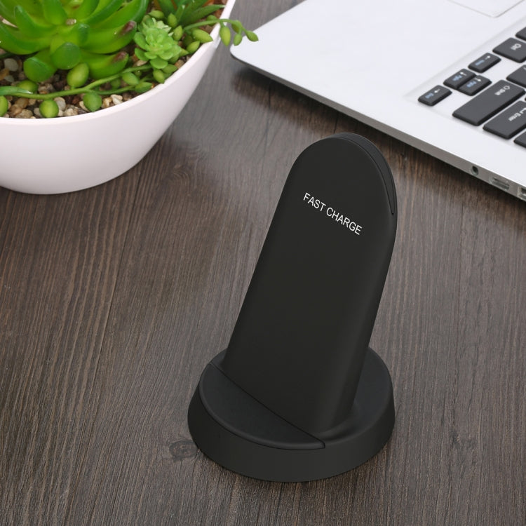 Q760 Output 5V 2A Qi Standard Vertical Fast Wireless Charger, Used in Support QI Sandard Phones, For iPhone, Galaxy, Huawei, Xiaomi, LG, HTC and Other Smart Phones