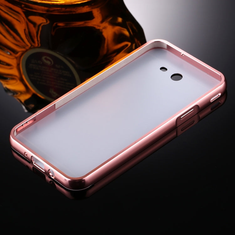 For Galaxy J3 (2017) (US Version) Mirror Push Pull Back Shell Cover + Electroplating Bumper Frame Protective Combination Case