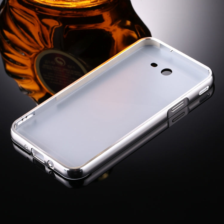 For Galaxy J5 (2017) (US Version) Mirror Push Pull Back Shell Cover + Electroplating Bumper Frame Protective Combination Case