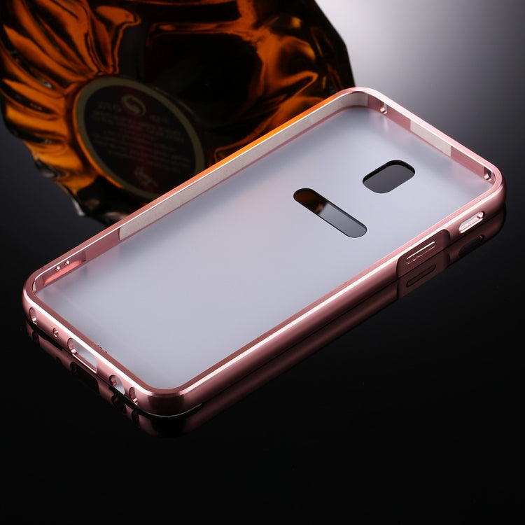 For Galaxy J3 (2017) (EU Version) Mirror Push Pull Back Shell Cover + Electroplating Bumper Frame Protective Combination Case