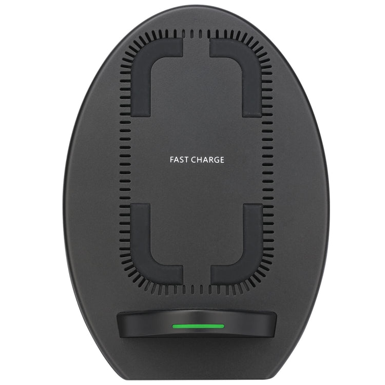 S330 Output 5V 2A Qi Standard Vertical Fan Fast Wireless Charger, Used in Support QI Sandard Phones, For iPhone, Galaxy, Huawei, Xiaomi, LG, HTC and Other Smart Phones
