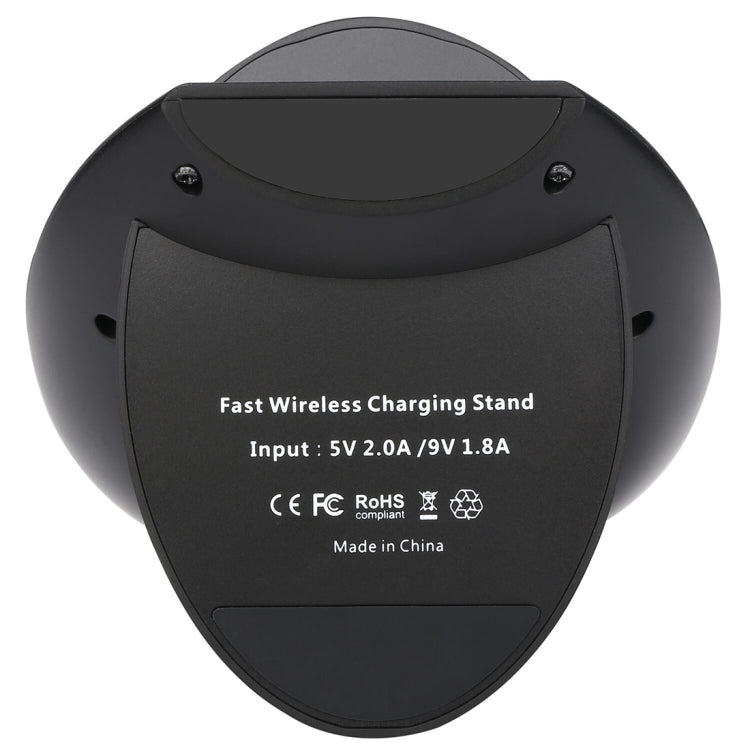 S330 Output 5V 2A Qi Standard Vertical Fan Fast Wireless Charger, Used in Support QI Sandard Phones, For iPhone, Galaxy, Huawei, Xiaomi, LG, HTC and Other Smart Phones