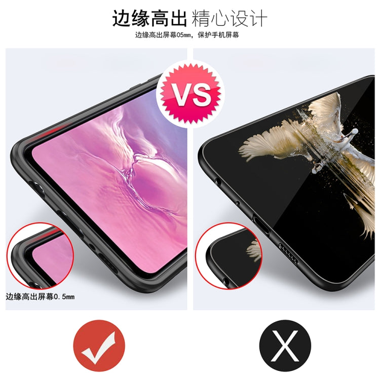 Scratchproof TPU + Acrylic Ring Bracket Protective Case for Galaxy S10e