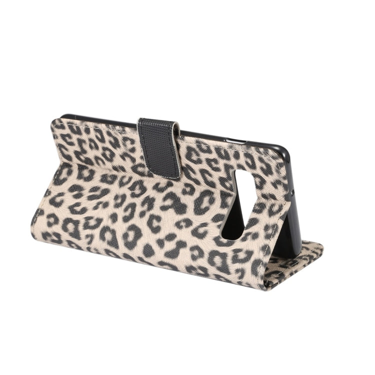 Leopard Texture PU + TPU Horizontal Flip Leather Case for Galaxy S10, with Holder & Card Slots & Wallet