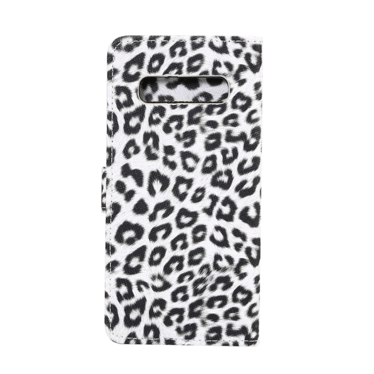 Leopard Texture PU + TPU Horizontal Flip Leather Case for Galaxy S10 Plus, with Holder & Card Slots & Wallet