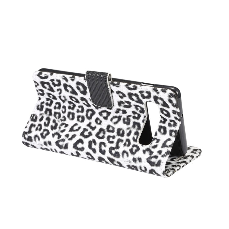 Leopard Texture PU + TPU Horizontal Flip Leather Case for Galaxy S10 Plus, with Holder & Card Slots & Wallet