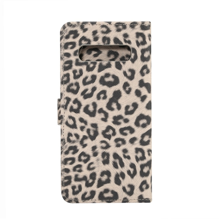 Leopard Texture PU + TPU Horizontal Flip Leather Case for Galaxy S10 Plus, with Holder & Card Slots & Wallet