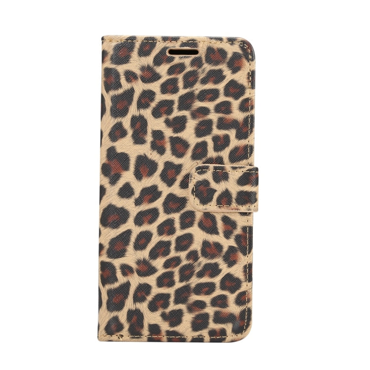 Leopard Texture PU + TPU Horizontal Flip Leather Case for Galaxy S10 E, with Holder & Card Slots & Wallet (Yellow)