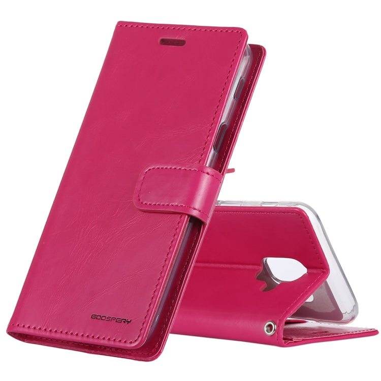 GOOSPERY Crazy Horse Texture Horizontal Flip PU Leather Case for Galaxy A6 (2018), with Holder & Card Slots & Wallet