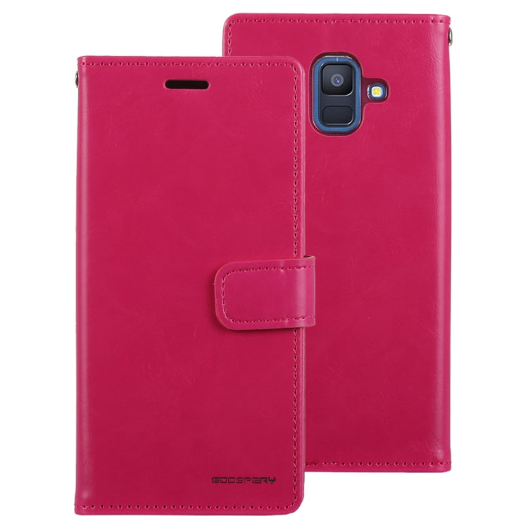 GOOSPERY Crazy Horse Texture Horizontal Flip PU Leather Case for Galaxy A6 (2018), with Holder & Card Slots & Wallet