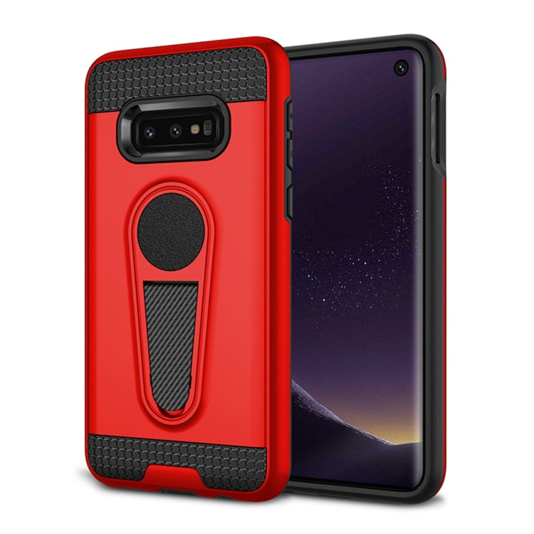 Shockproof Armor TPU + PC Protective Case for Galaxy S10 E, with Holder