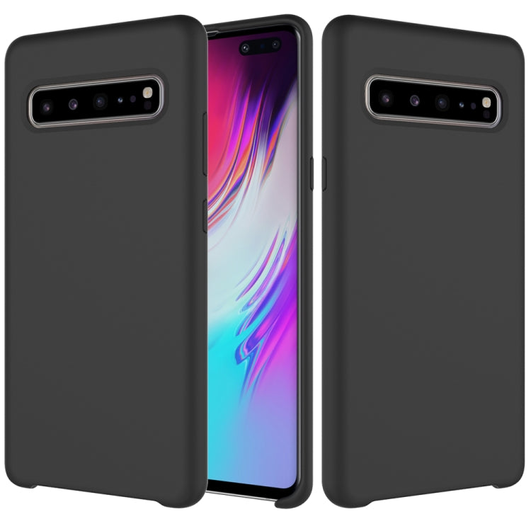 Solid Color Liquid Silicone Dropproof Protective Case for Galaxy S10 5G