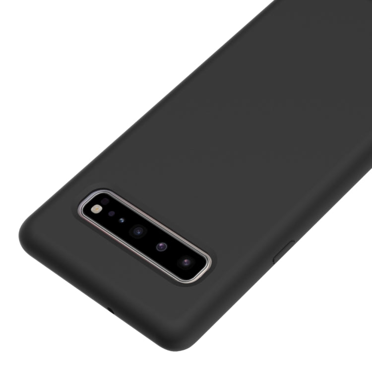 Solid Color Liquid Silicone Dropproof Protective Case for Galaxy S10 5G