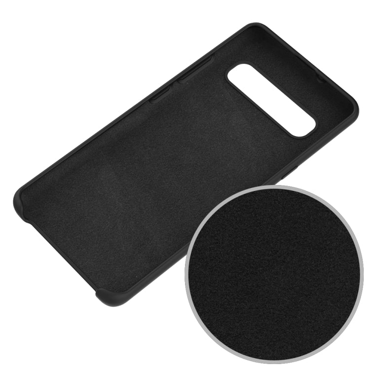 Solid Color Liquid Silicone Dropproof Protective Case for Galaxy S10 5G