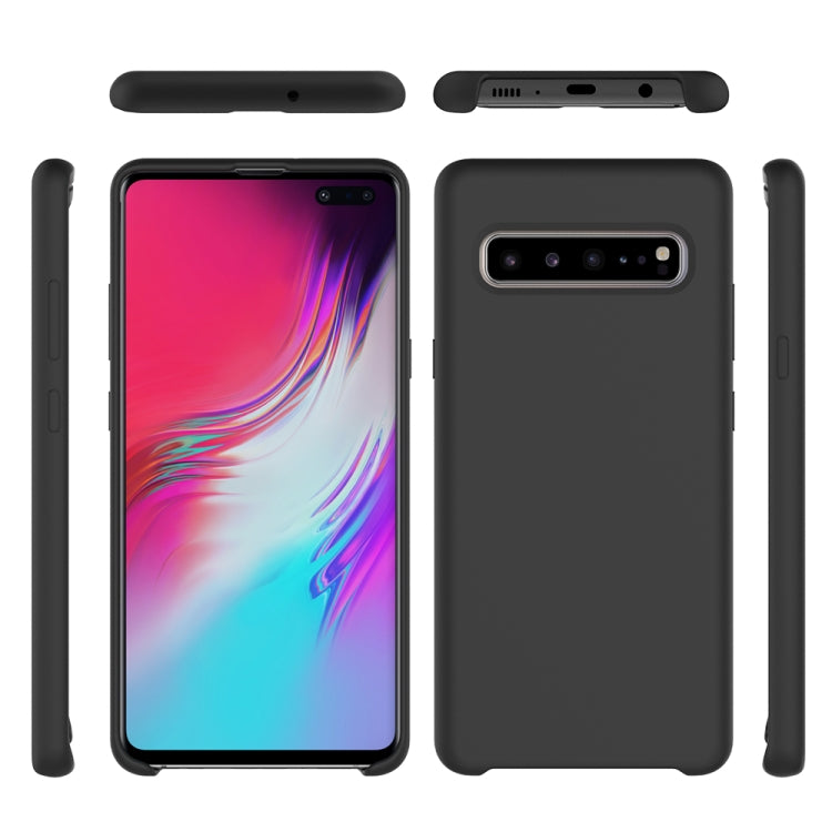 Solid Color Liquid Silicone Dropproof Protective Case for Galaxy S10 5G