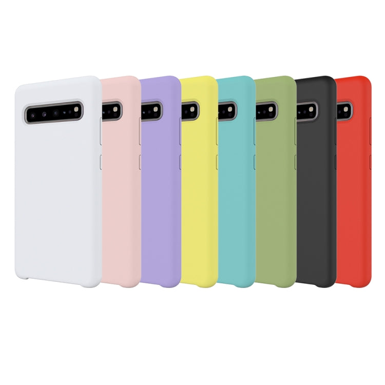 Solid Color Liquid Silicone Dropproof Protective Case for Galaxy S10 5G