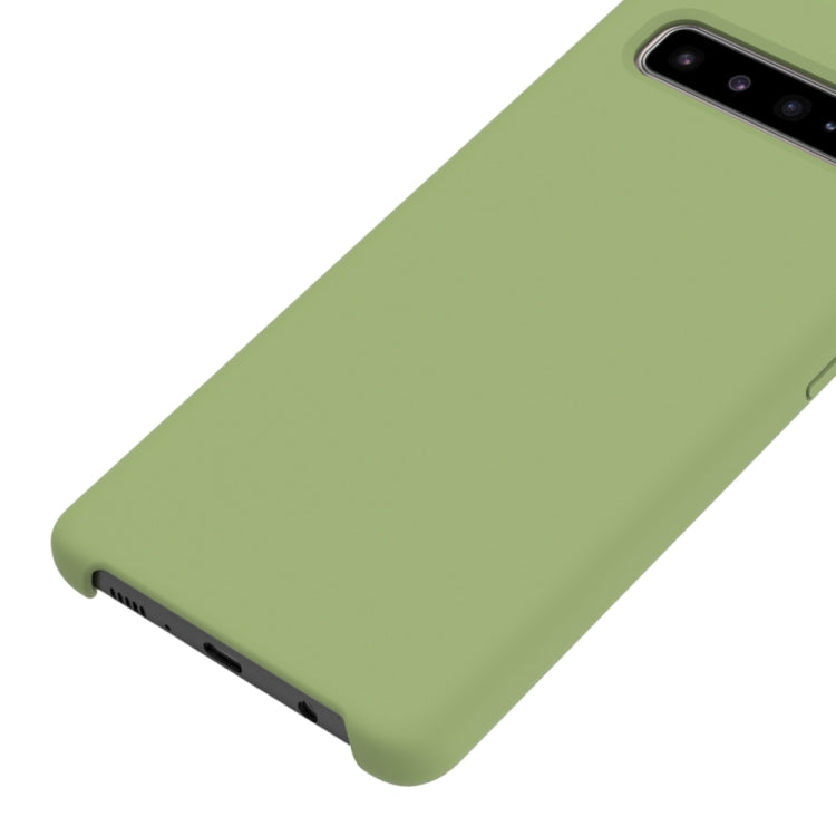 Solid Color Liquid Silicone Dropproof Protective Case for Galaxy S10 5G