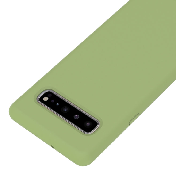 Solid Color Liquid Silicone Dropproof Protective Case for Galaxy S10 5G