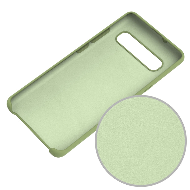 Solid Color Liquid Silicone Dropproof Protective Case for Galaxy S10 5G