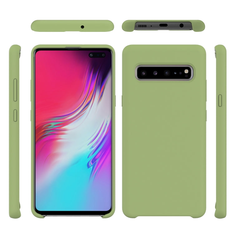 Solid Color Liquid Silicone Dropproof Protective Case for Galaxy S10 5G