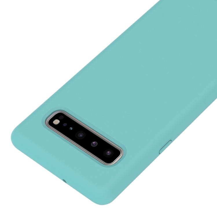 Solid Color Liquid Silicone Dropproof Protective Case for Galaxy S10 5G