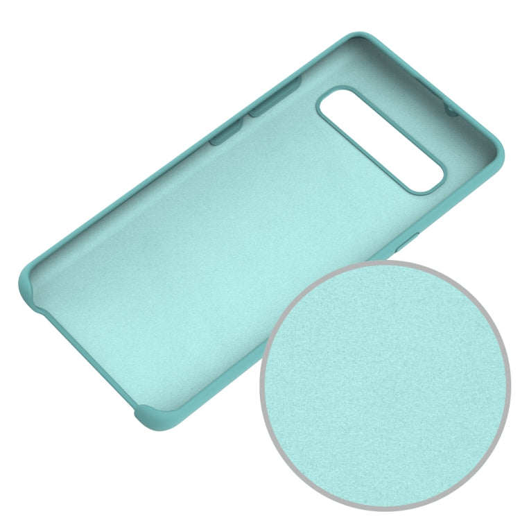 Solid Color Liquid Silicone Dropproof Protective Case for Galaxy S10 5G