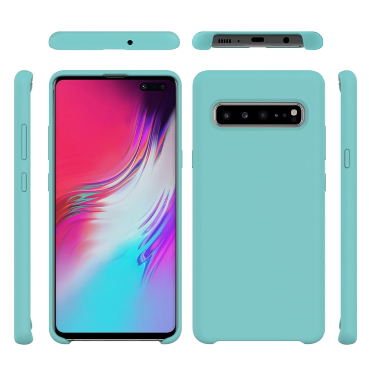 Solid Color Liquid Silicone Dropproof Protective Case for Galaxy S10 5G