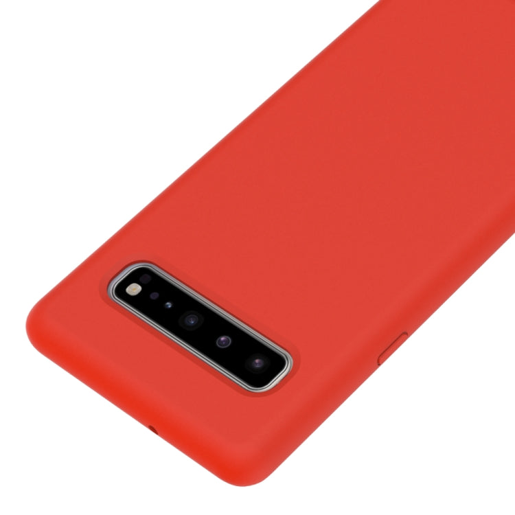 Solid Color Liquid Silicone Dropproof Protective Case for Galaxy S10 5G