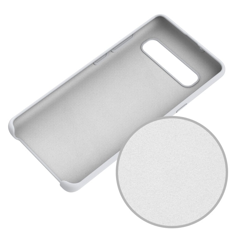 Solid Color Liquid Silicone Dropproof Protective Case for Galaxy S10 5G