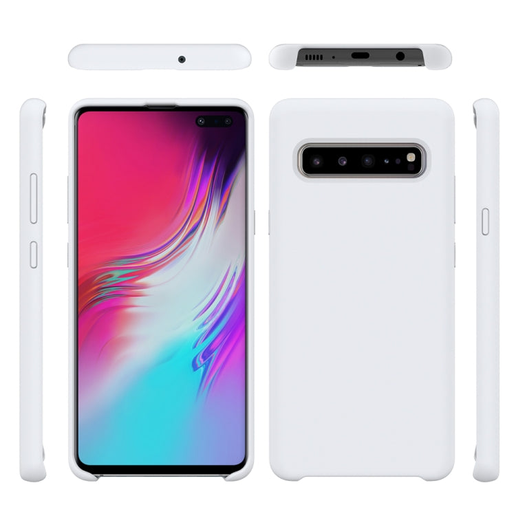 Solid Color Liquid Silicone Dropproof Protective Case for Galaxy S10 5G